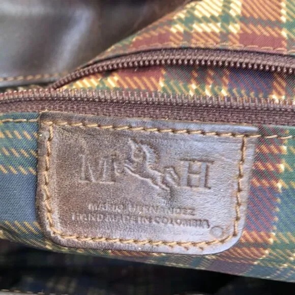 M H leather bag  - Picture 7 of 8